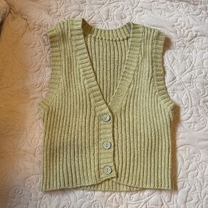 cropped button up tank